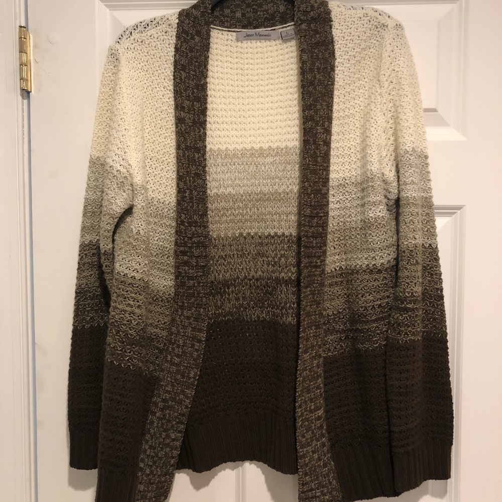 Brown/Cream Cardigan